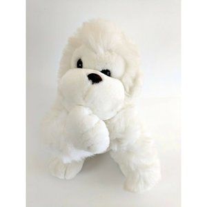 Thumb Sucking White Monkey Plush 14 Inches Tall